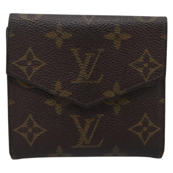 LOUIS VUITTON Monogram Porte Monnaie Bier Cartes Crdit M61660 LV Auth BA15264