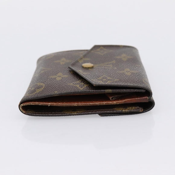 LOUIS VUITTON Monogram Porte Monnaie Bier Cartes Crdit M61660 LV Auth BA15264