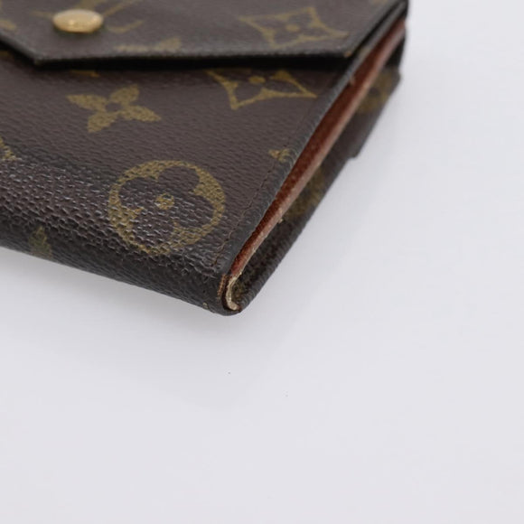 LOUIS VUITTON Monogram Porte Monnaie Bier Cartes Crdit M61660 LV Auth BA15264