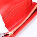 LOUIS VUITTON Vernis Portefeuille Sarah Wallet Orenge Sunset M93634 Auth BA15265-18