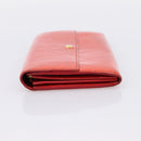 LOUIS VUITTON Vernis Portefeuille Sarah Wallet Orenge Sunset M93634 Auth BA15265-3