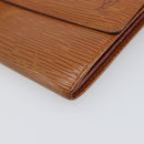LOUIS VUITTON Epi Wallet 3 Set Red Yellow LV Auth BA15268-14
