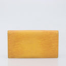 LOUIS VUITTON Epi Wallet 3 Set Red Yellow LV Auth BA15268-17