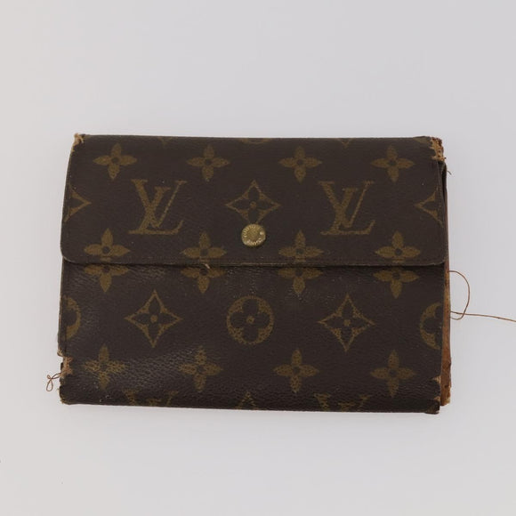 LOUIS VUITTON Monogram Damier Ebene Wallet 4 Set LV Auth BA15269