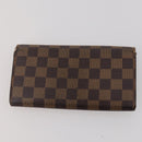 LOUIS VUITTON Monogram Damier Ebene Wallet 4 Set LV Auth BA15269-25