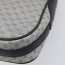 GUCCI Micro GG Supreme Shoulder Bag PVC Navy Gold 001 101 4425 Auth BA15271-16