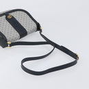 GUCCI Micro GG Supreme Shoulder Bag PVC Navy Gold 001 101 4425 Auth BA15271-7