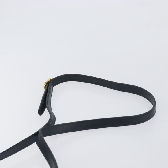 GUCCI Micro GG Supreme Shoulder Bag PVC Navy Gold 001 101 4425 Auth BA15271