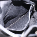 GUCCI Bamboo Hand Bag Nylon Black Silver 001 3754 1657 Auth BA15272-19