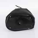GUCCI Bamboo Hand Bag Nylon Black Silver 001 3754 1657 Auth BA15272-9
