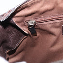 Salvatore Ferragamo Hand Bag Canvas Gray Silver Auth BA15274-22