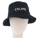CELINE Bucket Hat Cotton M Black Auth BA15276M-13