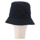 CELINE Bucket Hat Cotton M Black Auth BA15276M-2