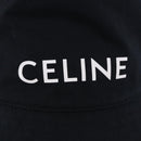 CELINE Bucket Hat Cotton M Black Auth BA15276M-5