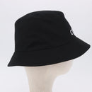 CELINE Bucket Hat Cotton M Black Auth BA15277M-5