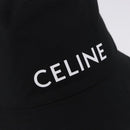 CELINE Bucket Hat Cotton M Black Auth BA15277M-6