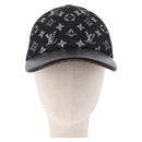 LOUIS VUITTON Monogram Carry on Hat Wool M Black M76712 LV Auth BA15278M-13