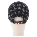LOUIS VUITTON Monogram Carry on Hat Wool M Black M76712 LV Auth BA15278M-2