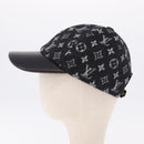 LOUIS VUITTON Monogram Carry on Hat Wool M Black M76712 LV Auth BA15278M-3