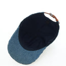 LOUIS VUITTON Casquette Infinity Dot Hat Denim Blue M7062M LV Auth BA15279M-11