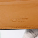 BOTTEGA VENETA INTRECCIATO Card Case Leather Navy Silver Auth BA15282-17