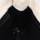 CHANEL COCO Mark Tote Bag Pile White Black CC Auth BA15283-17
