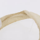 CHANEL COCO Mark Tote Bag Pile White Black CC Auth BA15283-9