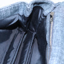 Salvatore Ferragamo Denim Vala Ribbon Chain Shoulder Bag Blue Auth BA15284V-18