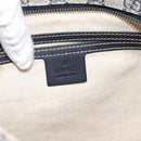 GUCCI GG Supreme Shoulder Bag PVC Leather Navy Silver 201446 Auth BA15286-17