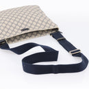 GUCCI GG Supreme Shoulder Bag PVC Leather Navy Silver 201446 Auth BA15286-7