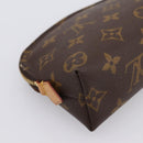 LOUIS VUITTON Monogram Pochette Cosmetic PM Pouch M47515 LV Auth BA15288-16