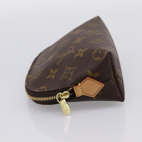 LOUIS VUITTON Monogram Pochette Cosmetic PM Pouch M47515 LV Auth BA15288