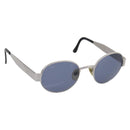 CHANEL Sunglasses Metal Silver Black CC Auth BA15289V-1