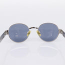 CHANEL Sunglasses Metal Silver Black CC Auth BA15289V-9