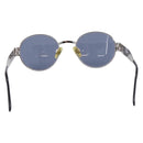 CHANEL Sunglasses Metal Silver Black CC Auth BA15289V-2