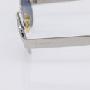 CHANEL Sunglasses Metal Silver Black CC Auth BA15289V-6
