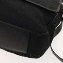 BVLGARI Logo Mania Shoulder Bag Canvas Black Auth BA1529-9