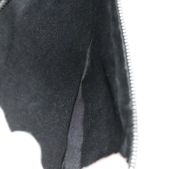 BVLGARI Logo Mania Shoulder Bag Canvas Black Auth BA1529