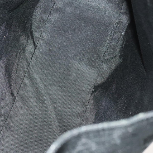 BVLGARI Logo Mania Shoulder Bag Canvas Black Auth BA1529