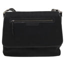 BVLGARI Logo Mania Shoulder Bag Canvas Black Auth BA1529-13