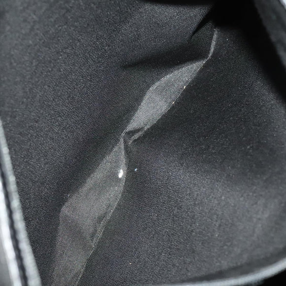 BVLGARI Logo Mania Shoulder Bag Canvas Black Auth BA1529