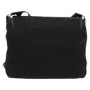 BVLGARI Logo Mania Shoulder Bag Canvas Black Auth BA1529-2