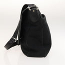 BVLGARI Logo Mania Shoulder Bag Canvas Black Auth BA1529-4