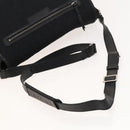 BVLGARI Logo Mania Shoulder Bag Canvas Black Auth BA1529-7