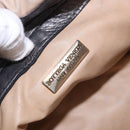 BOTTEGA VENETA INTRECCIATO Shoulder Bag Leather Silver Gold Tone Auth BA15290-20