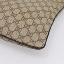 GUCCI GG Supreme Shoulder Bag PVC Leather Beige Gold Tone 201446 Auth BA15294-16