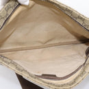 GUCCI GG Supreme Shoulder Bag PVC Leather Beige Gold Tone 201446 Auth BA15294-10