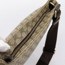 GUCCI GG Supreme Shoulder Bag PVC Leather Beige Gold Tone 201446 Auth BA15294-6