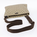 GUCCI GG Supreme Shoulder Bag PVC Leather Beige Gold Tone 201446 Auth BA15294-7