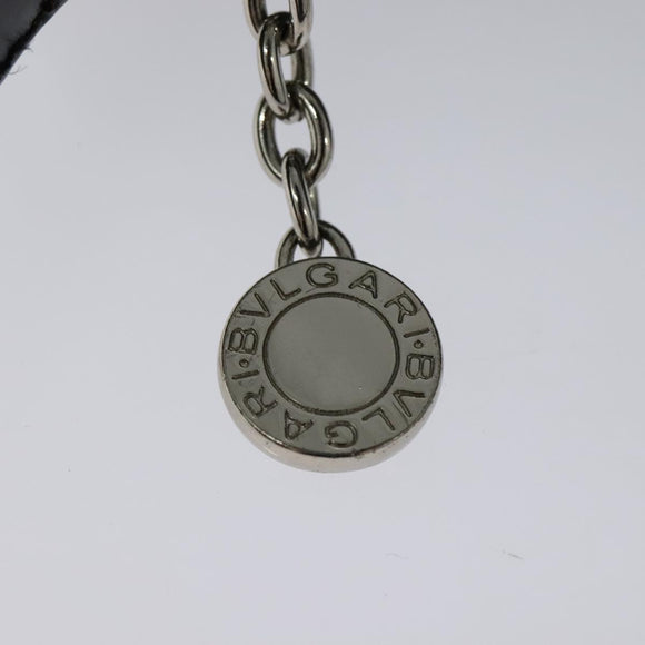 BVLGARI Logo mania Shoulder Bag Canvas Black Auth BA153